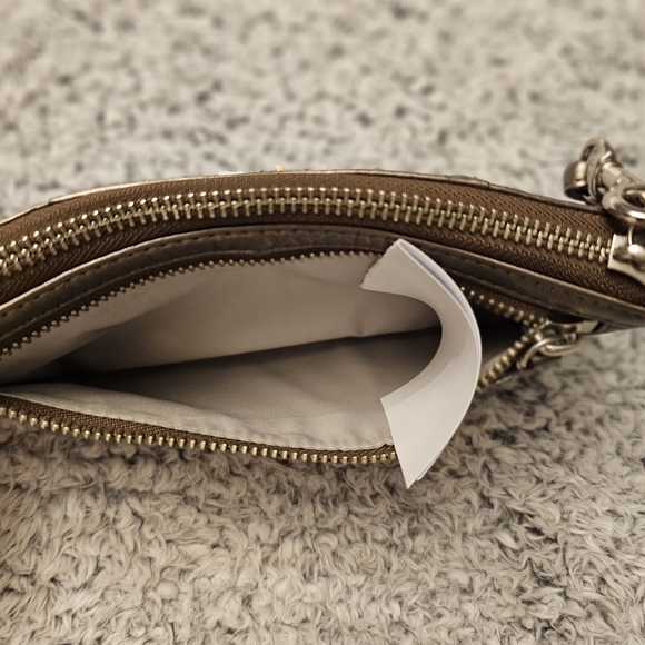 Coach Gold/Bronze Wristlet Clutch